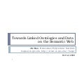 Towards Linked Ontologies and Data on the Semantic Web