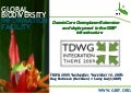 Darwin Core germplasm extension v 0.1, at TDWG 2009 conference (12 Nov 2009)