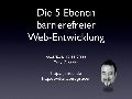 Die 5 Ebenen Barriererfreier Web Entwicklung