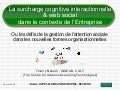 La surcharge cognitive interactionnelle