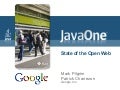 2009 Java One State Of The Open Web