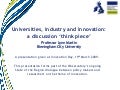 Universities, industry and innovation