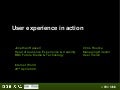User Experience in Action