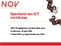 Openheid van ICT via Inkoop
