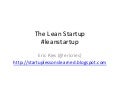 2009 05 21 The Lean Startup At SIPA