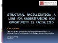 Structural Racialization: A Lens for Understanding How Opportunity is Racialized