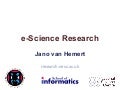 e-Science Research