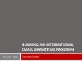 Running An International Email Program