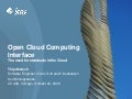 CCA09 Cloud Computing Standards and OCCI