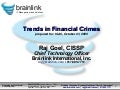 2009 10 21 Rajgoel Trends In Financial Crimes