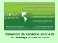 Creación de servicios en E-LIS