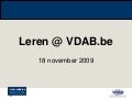 Leren @ VDAB
