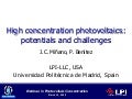 CONCENTRACION FOTOVOLTAICA  - 2009 03 12 CPV Webinar