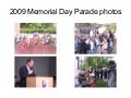 2009 Memorial Day Parade Photos