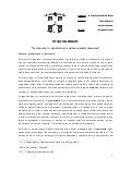 2009, Sem Fco Marx Lenin, Ensayo  La Conciencia Y El Movimiento En La Materia Altamente Organizada