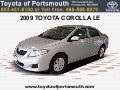 Used 2009 Toyota Corolla LE - Portsmouth NH Toyota Dealer