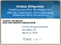 Undue Diligence: Seeking Low-risk Strategies for Making Collections of Unpublished Materials More Accessible