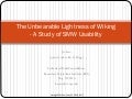 The Unbearable Lightness of Wiking 