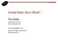 Tom Heath's view on the future of Linked Data