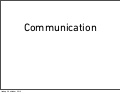 Communication