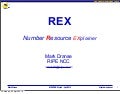 REX - Number Resource Explainer