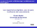 Los repositorios digitales, una vía para la difusión del conocimiento