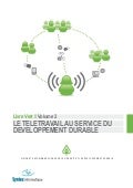 Le télétravail au service du développement durable
