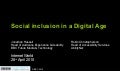2009: Social inclusion in a Digital Age