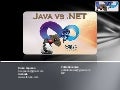 2010 06 15 SecondNug - JAVA vs NET