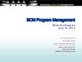 BCM Institute MTE Bhakorn Vanuptikul - Program and Crisis Management - The Key to Disaster Readiness
