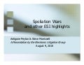 Spoliation Wars & Other ESI Highlights (2010)