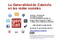 La Generalidad en las redes sociales