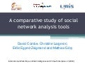 A comparative study of social network analysis tools