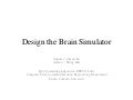 Design the Brain Simulator