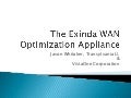 The Exinda WAN Optimization Appliance - Jason Whitaker, Transylvania University