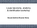 Louse taxonomy, anatomy and identification workshop