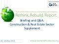 Construction & Real Estate Sector Supplement Session