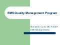 2010 PSOW Conference - Quality Management Program
