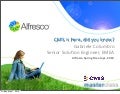 CMIS is here, did you know?