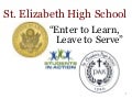 St. Elizabeth High School - 2010 Jefferson Awards Students In Action Presentation