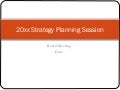 Non-Profit Strategic Planning Session Template (Appreciative Inquiry)