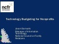 Managing Technology on a Budget