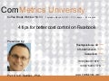 4 tips for better cost control on Facebook - ComMetrics University Radio Show 03