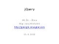 Základy jQuery