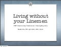 Living Without Linemen—PHP Community Conference 2011