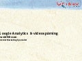Google Analytics & Videospårning