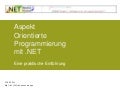 2011-06-27 - AOP - .NET User Group Rhein Neckar