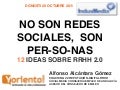 No son redes sociales, son personas RRHH 2.0