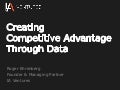 Creating Competitive Advantage Through Data (IA Ventures)