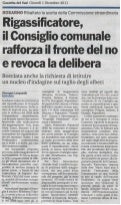 Gazzetta del Sud dell'1/12/2011